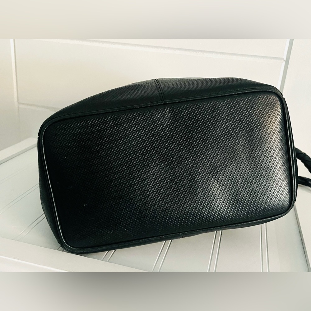 Bottega Veneta Black Leather shoulder bag Purse Large handbag w Strap - Picture 13 of 15